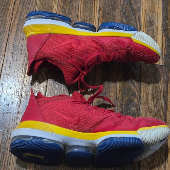 Nike Red and Yellow Athletic Shoes - Picture 1 of 8